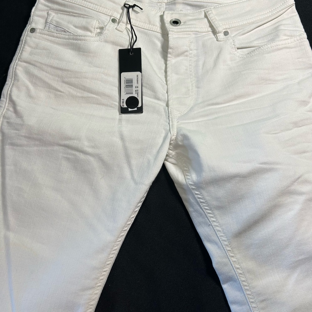NEW DIESEL JEANS SLEENKER W30 L32 30x32 30/32 100% AUTHENTIC, white